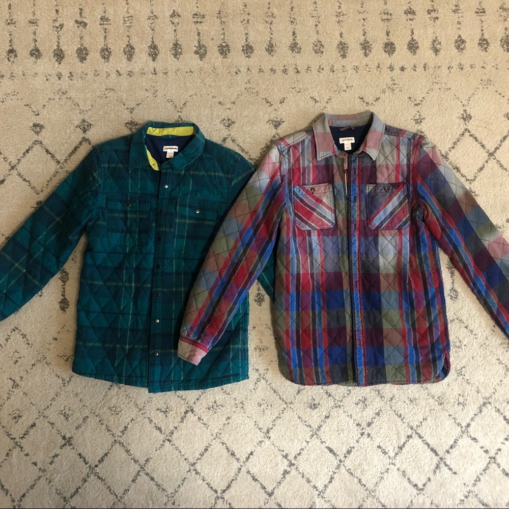 LOT OF 2-Cat & Jack Boys Jackets-SIZE LARGE 12/14